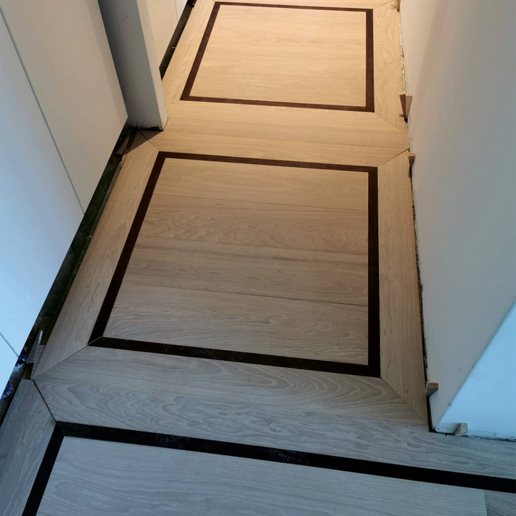 A brand-new wooden floor.